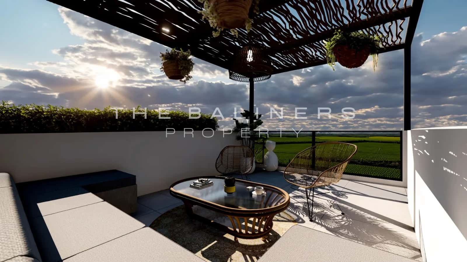 Modern 3-Bedroom Villa In Munggu With Rooftop Lounge — photo 1