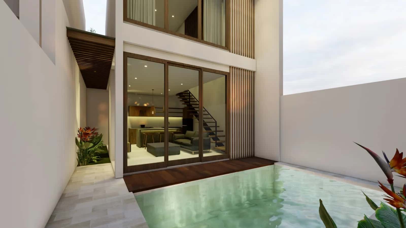 Charming Villas In Uluwatu With Tropical Living Design — photo 1