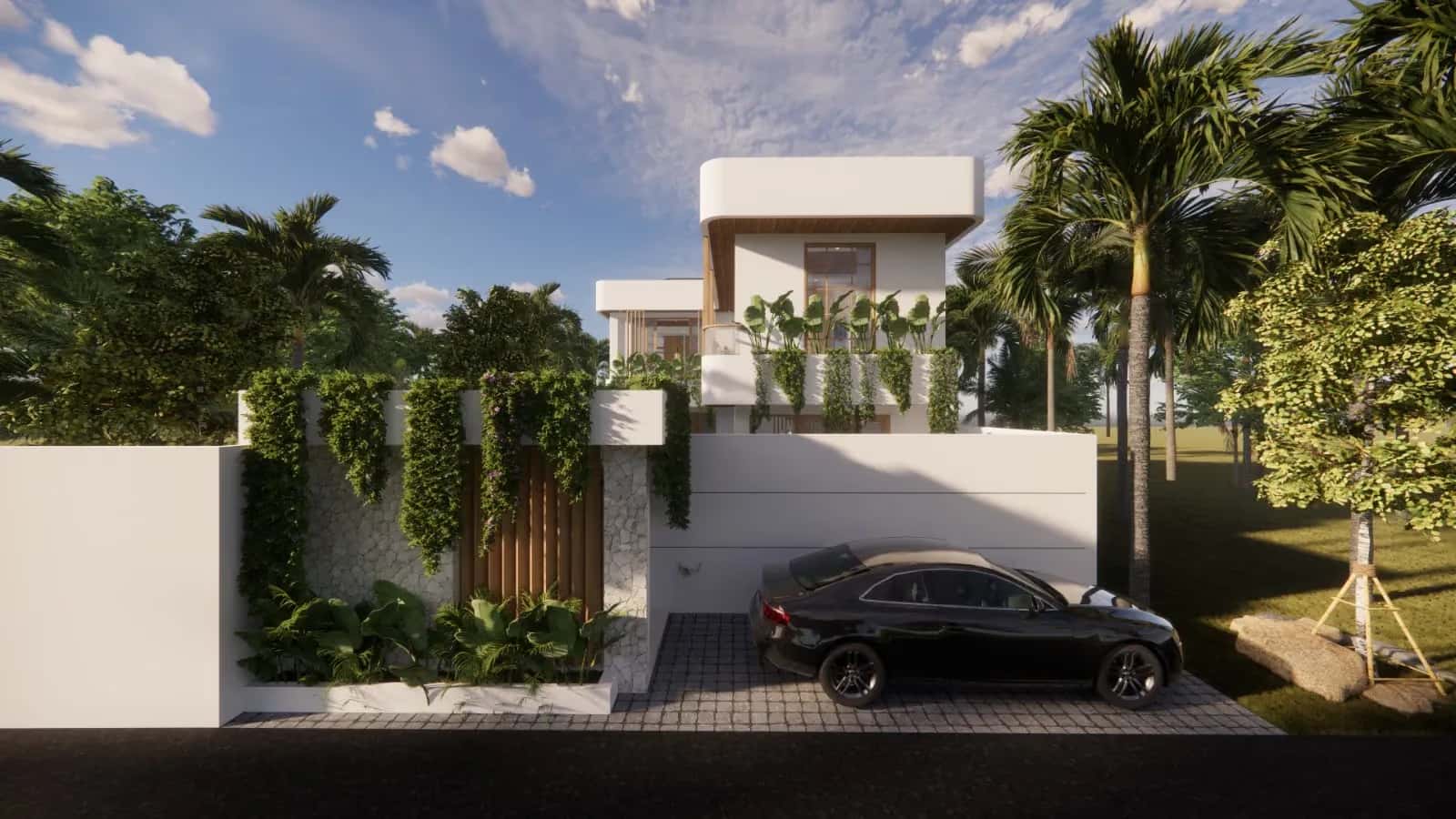 Mediterranean-Tropical Villa In Buduk: A Modern Living Experience — photo 1