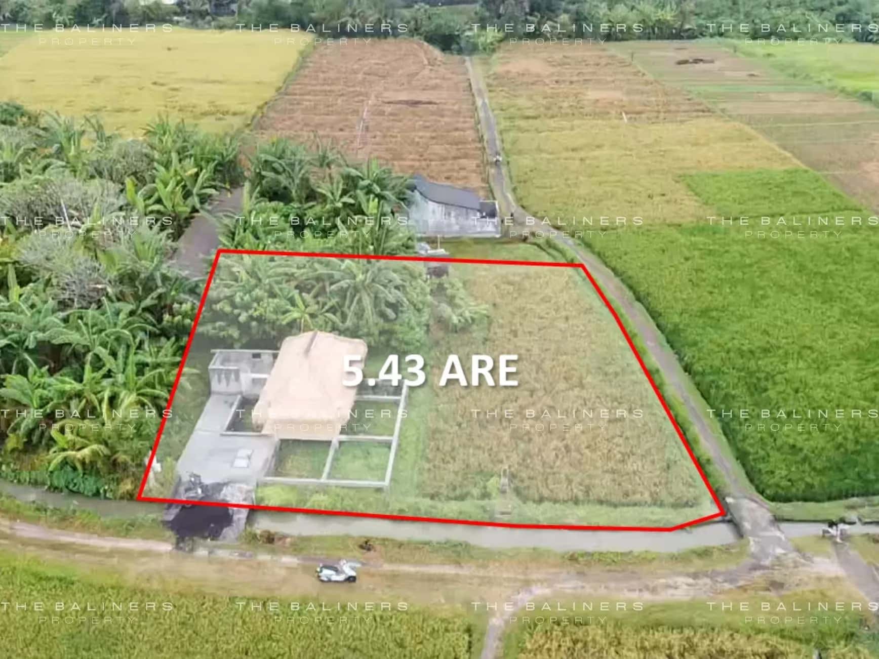 Build-Ready Leasehold Land In Yeh Gangga With Rice Field Views — photo 1