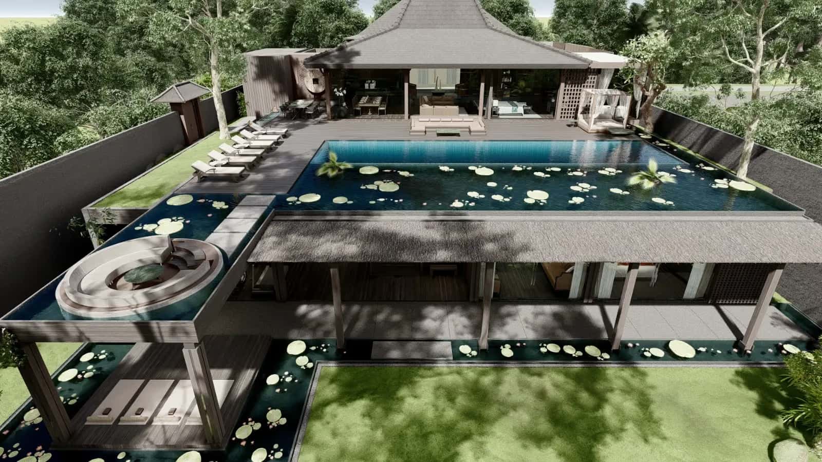 A 75 Year Berawa Riverside Estate With Wellness And Entertainment Spaces — photo 1