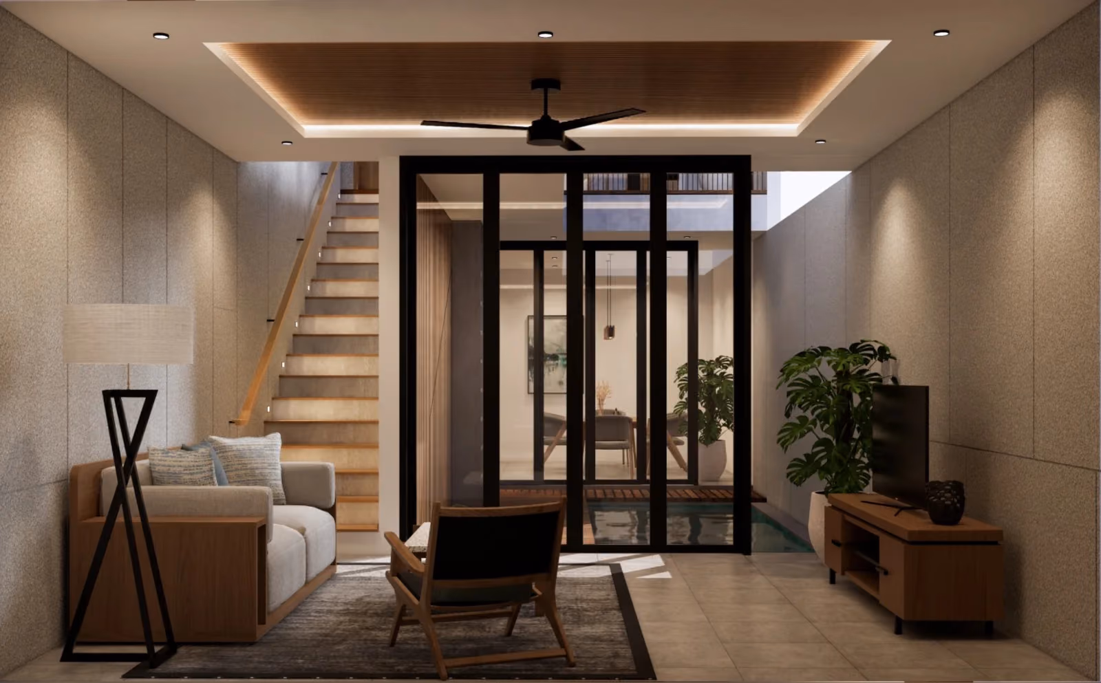 Modern Minimalist Villa With Stunning Rice Field Views — photo 1