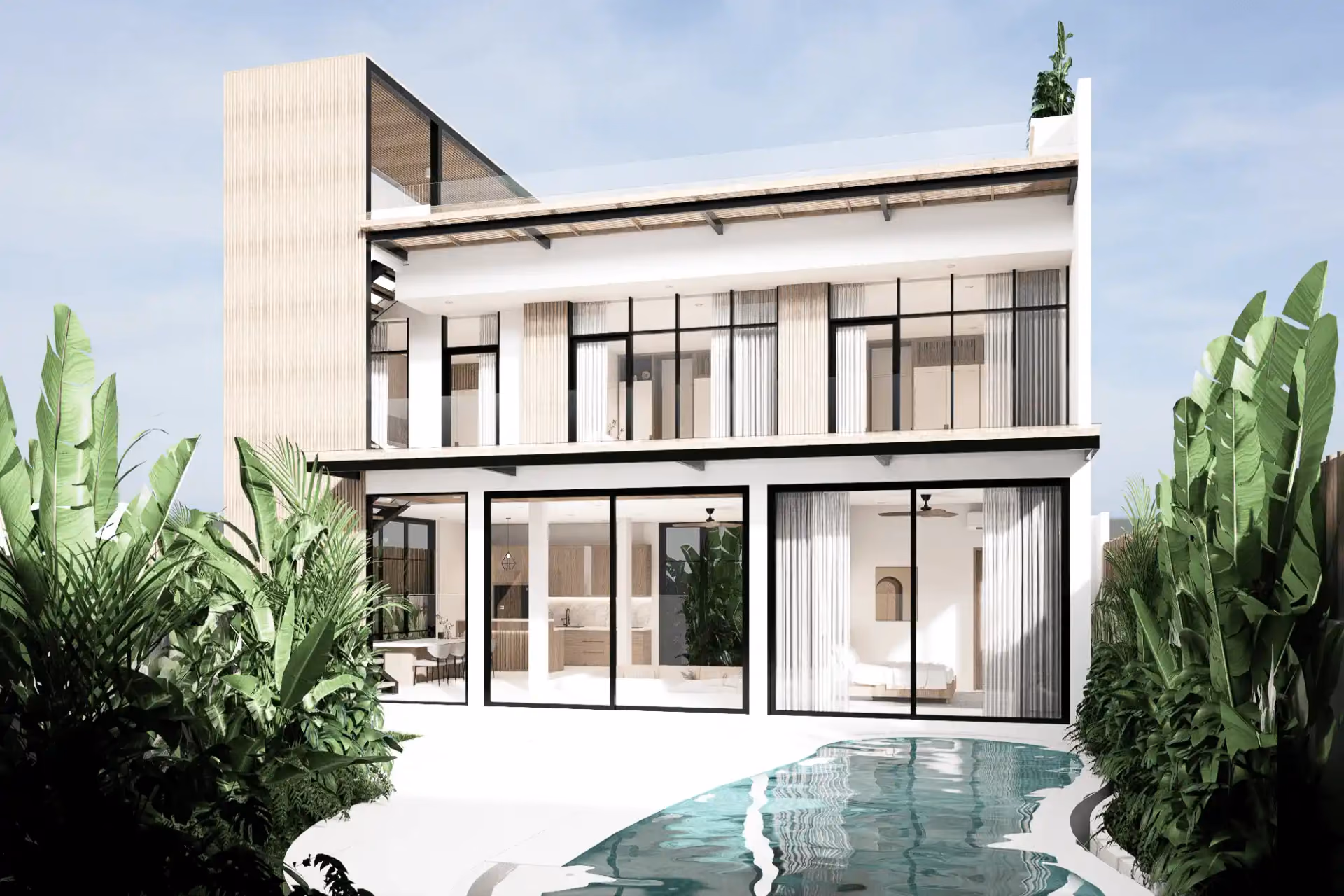 Tranquil 4-Bedroom Villa With Dual Pools In Canggu — photo 1