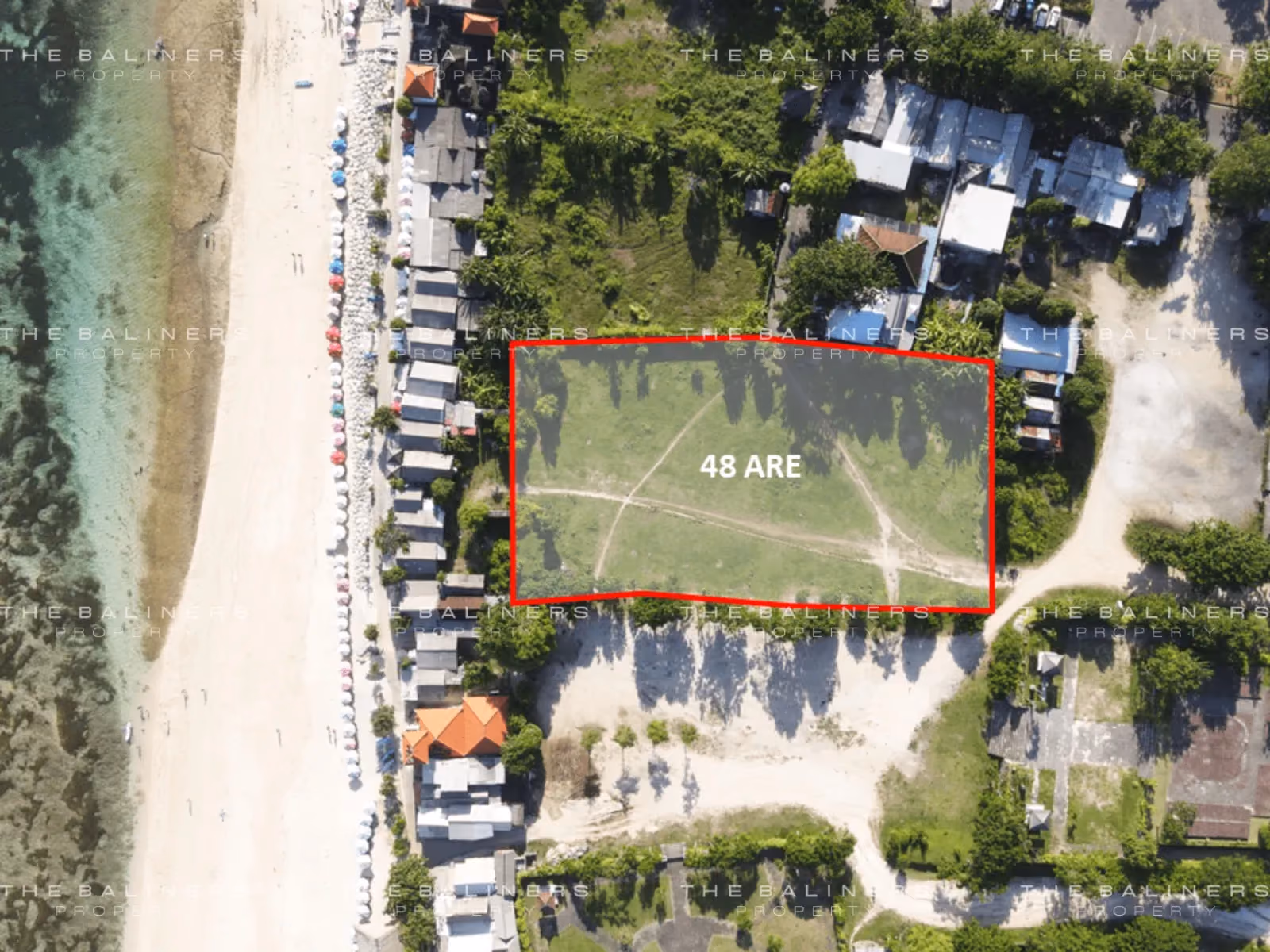 Expansive Tourism Land With Beachfront Access In Pandawa — photo 1