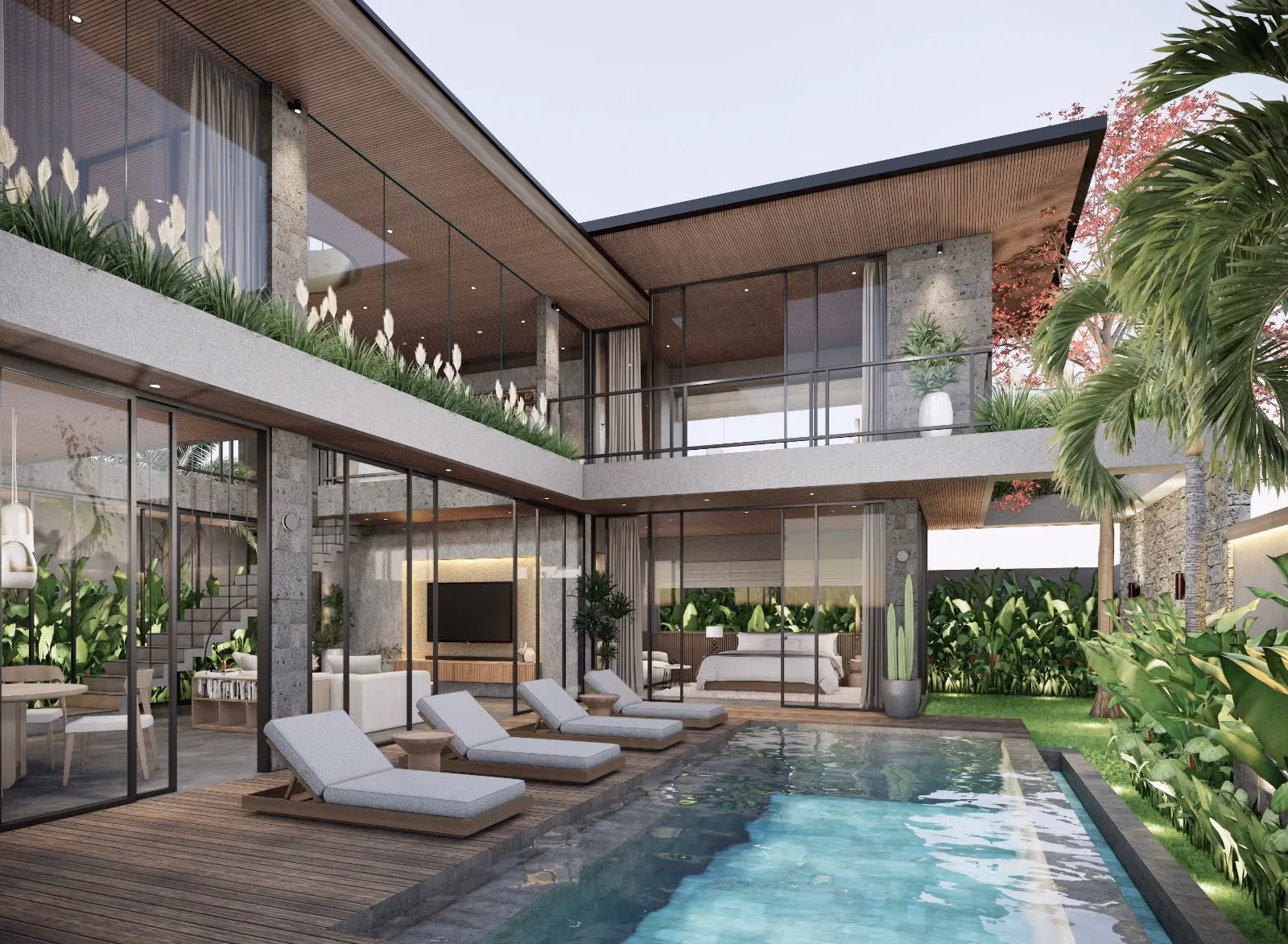 Tropical Contemporary Villa In Ubud With Leasehold Ownership — photo 1