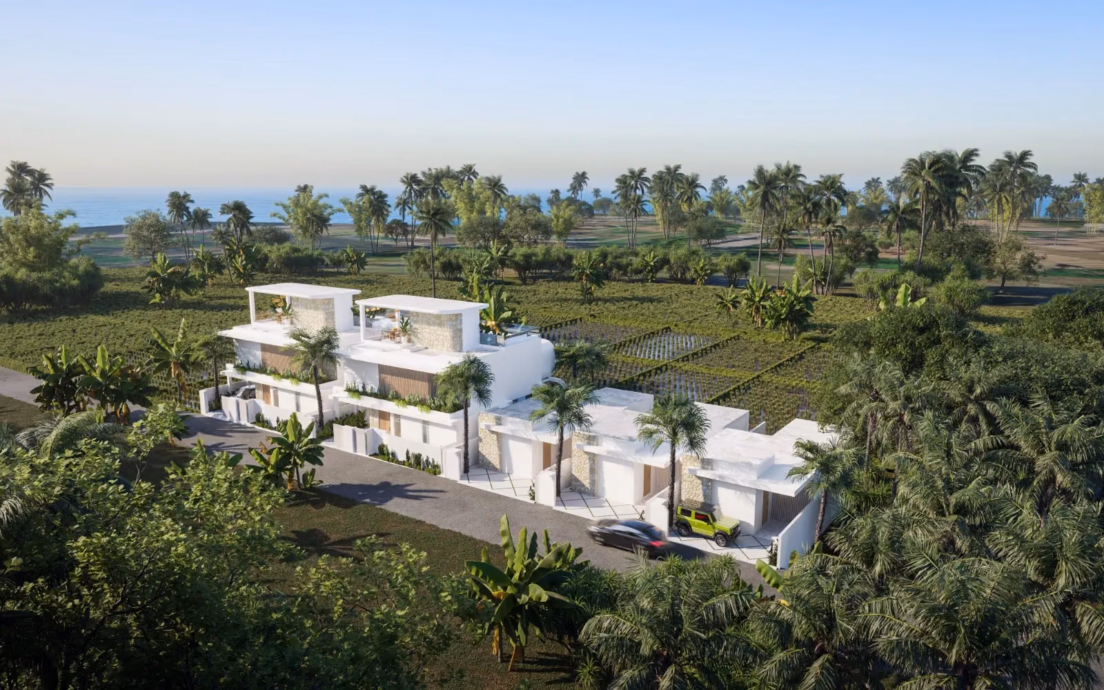 Contemporary Villa With Ocean & Rice Field Views In Seseh — photo 1