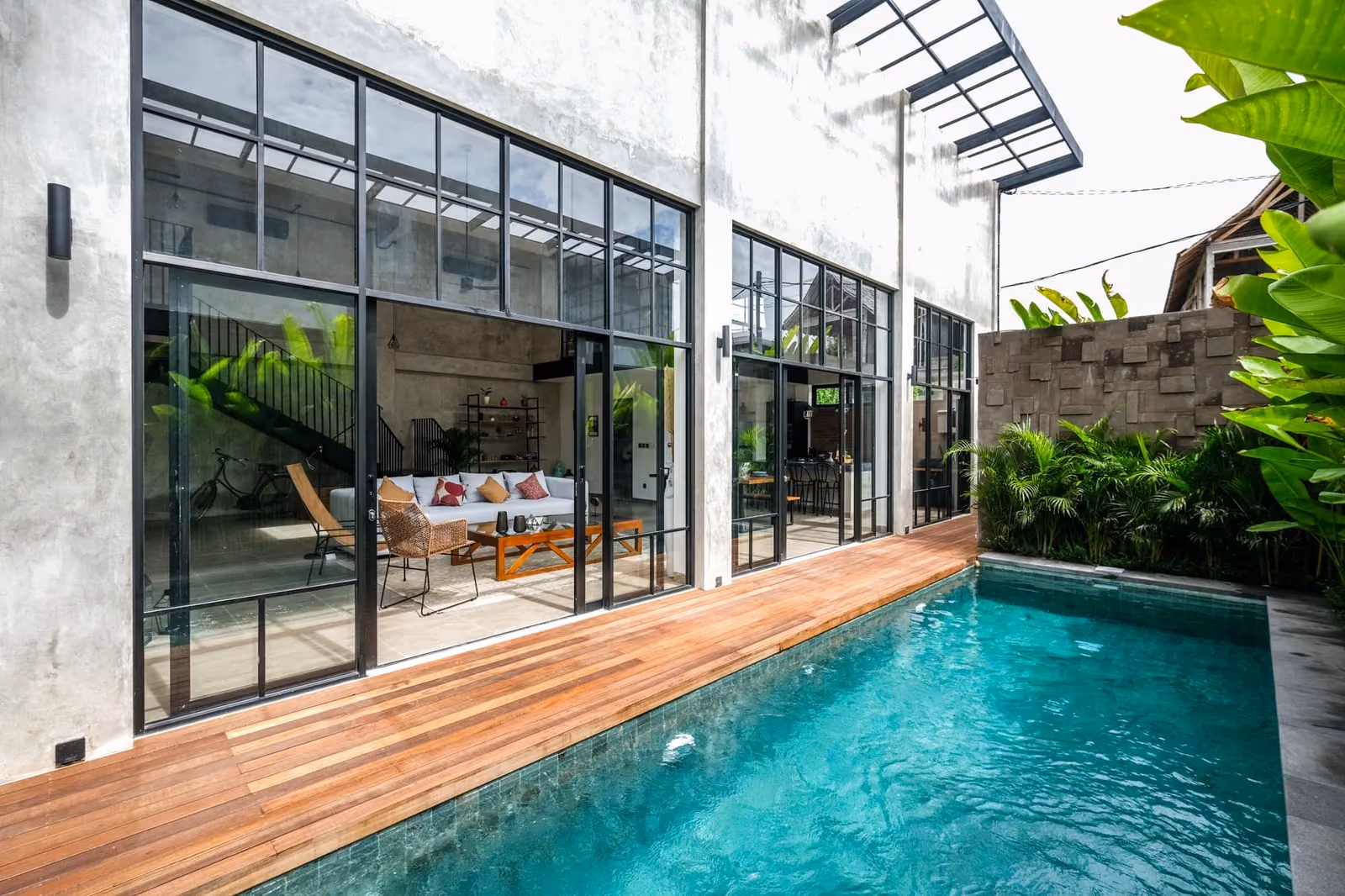 Modern Tropical Industrial Villa In Kayu Tulang, Canggu — photo 1
