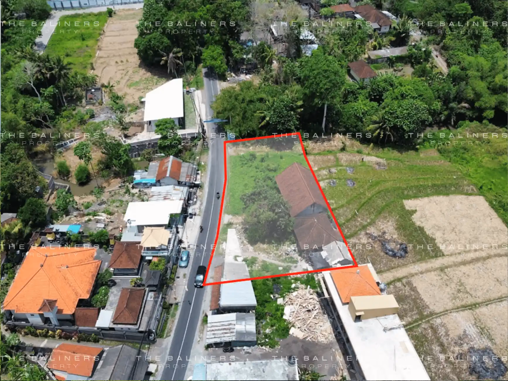 Land For Sale In Kedungu With Rice Field And River View — photo 1