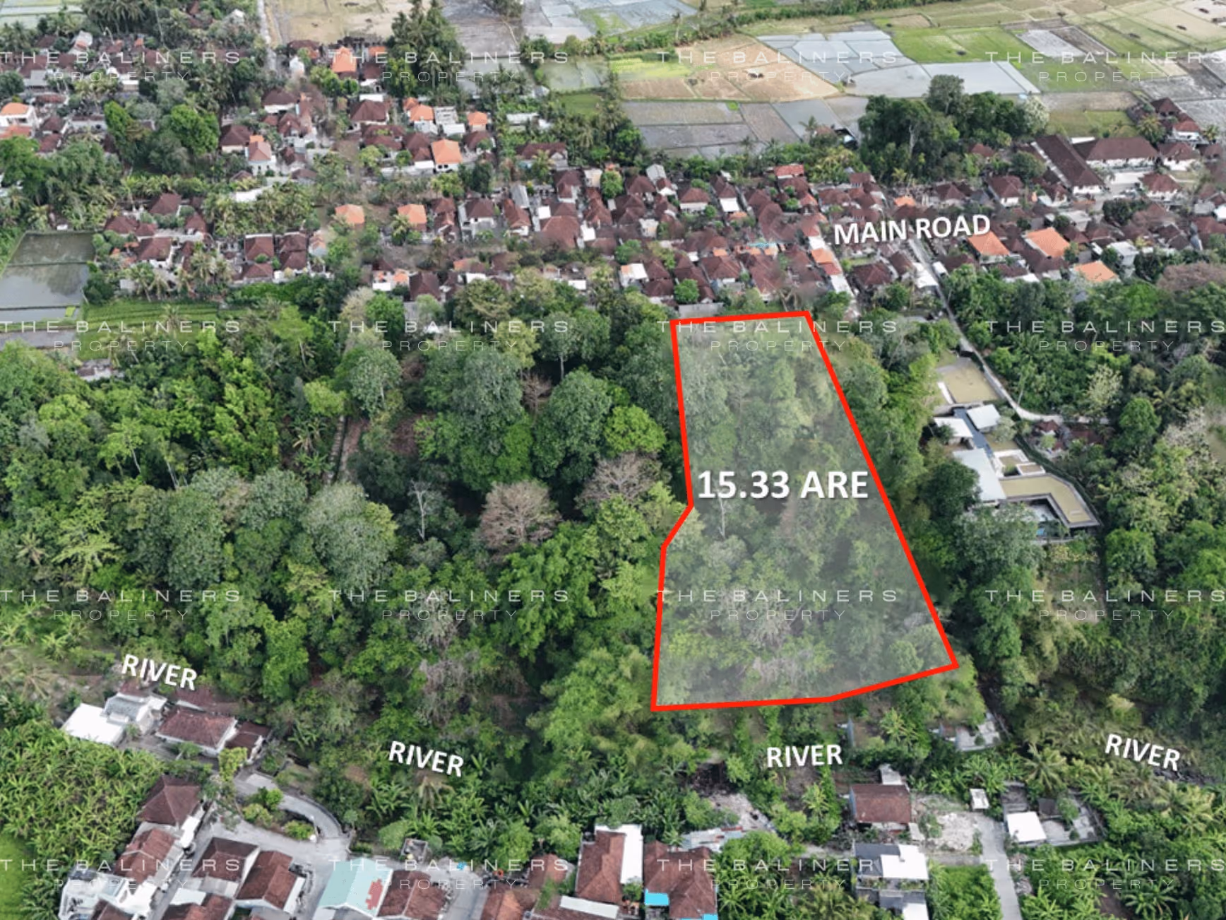 Riverside Leasehold Land In Nyambu, Kediri With Strategic Access — photo 1