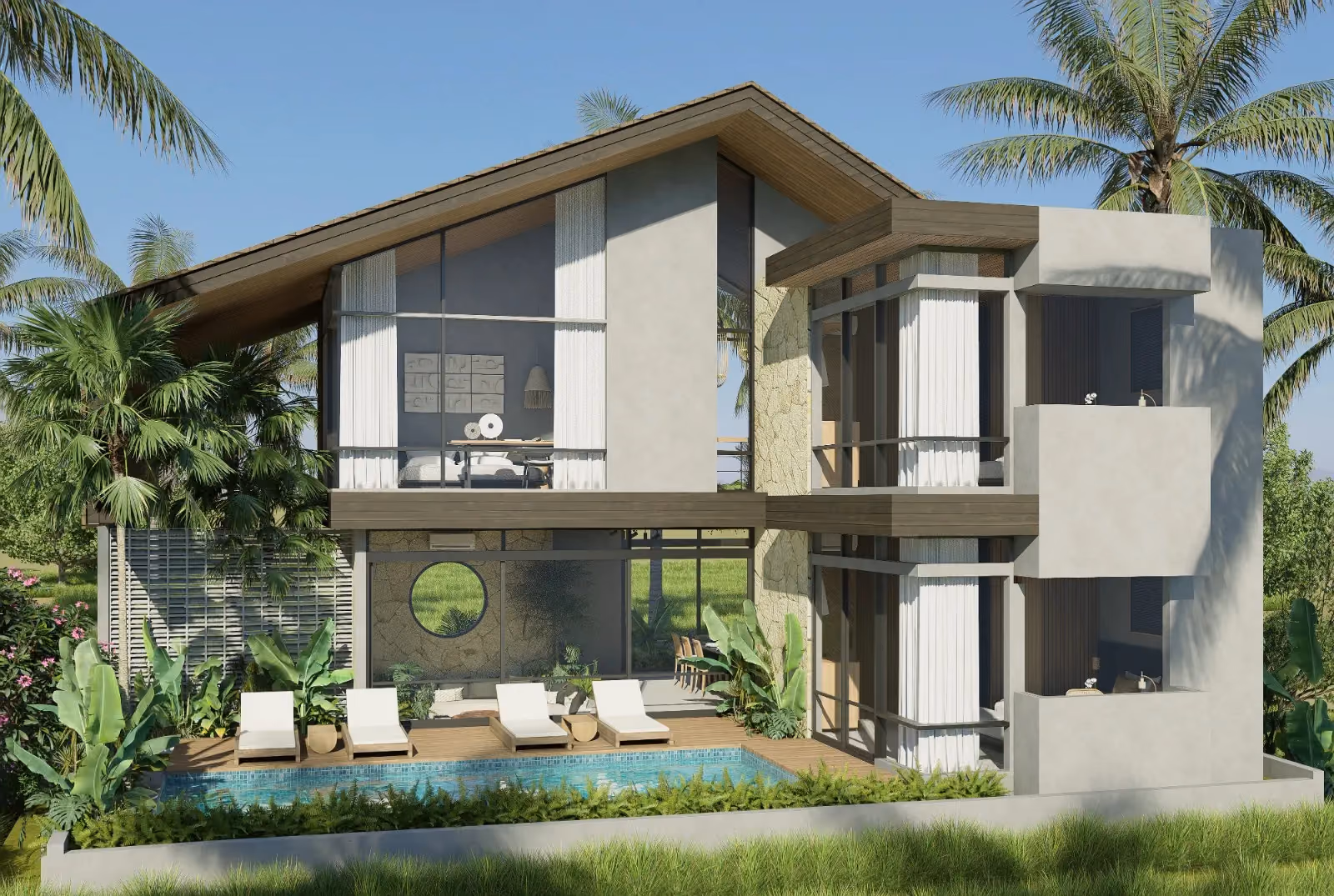 Private 3-Bedroom Oasis With Lush Gardens And Pool — photo 1