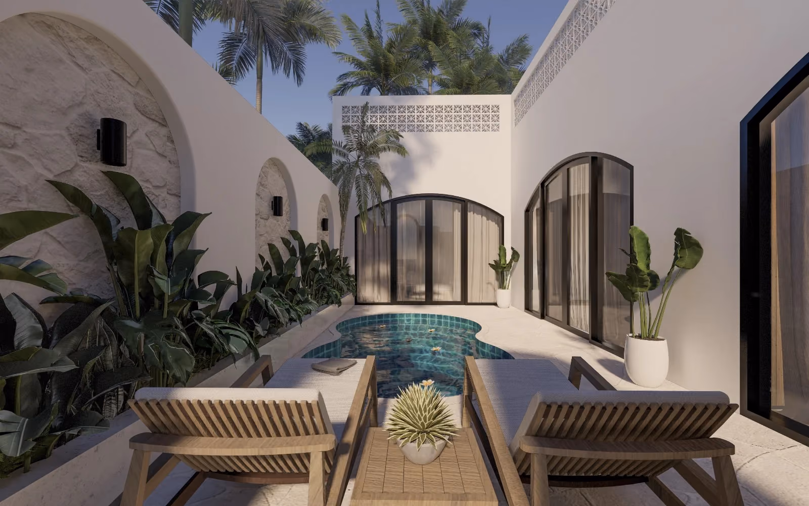 Contemporary Two-Bedroom Villa With Rooftop And Pool In Ungasan — photo 1