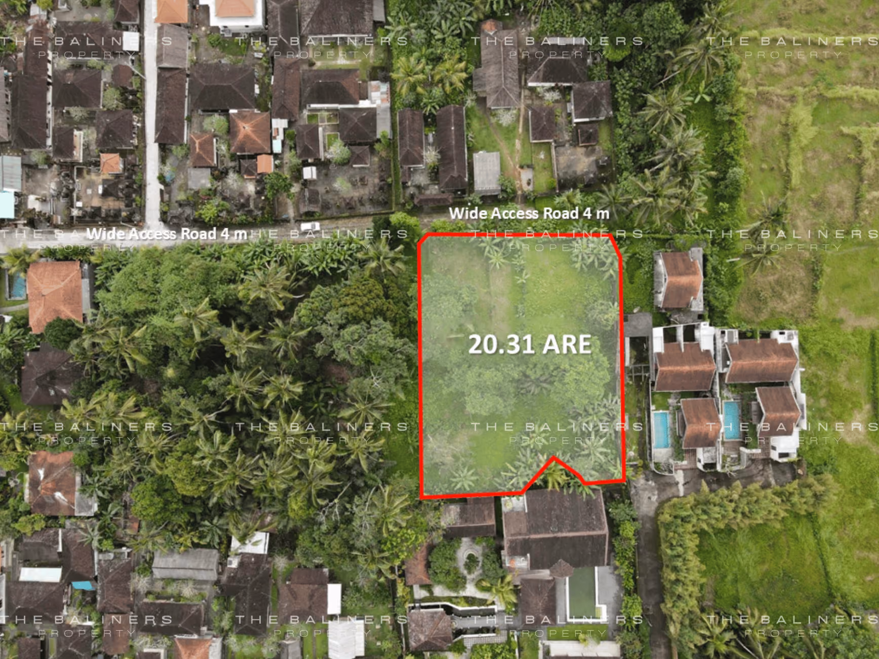 Freehold Land Opportunity In Prime Ubud Residential Area — photo 1