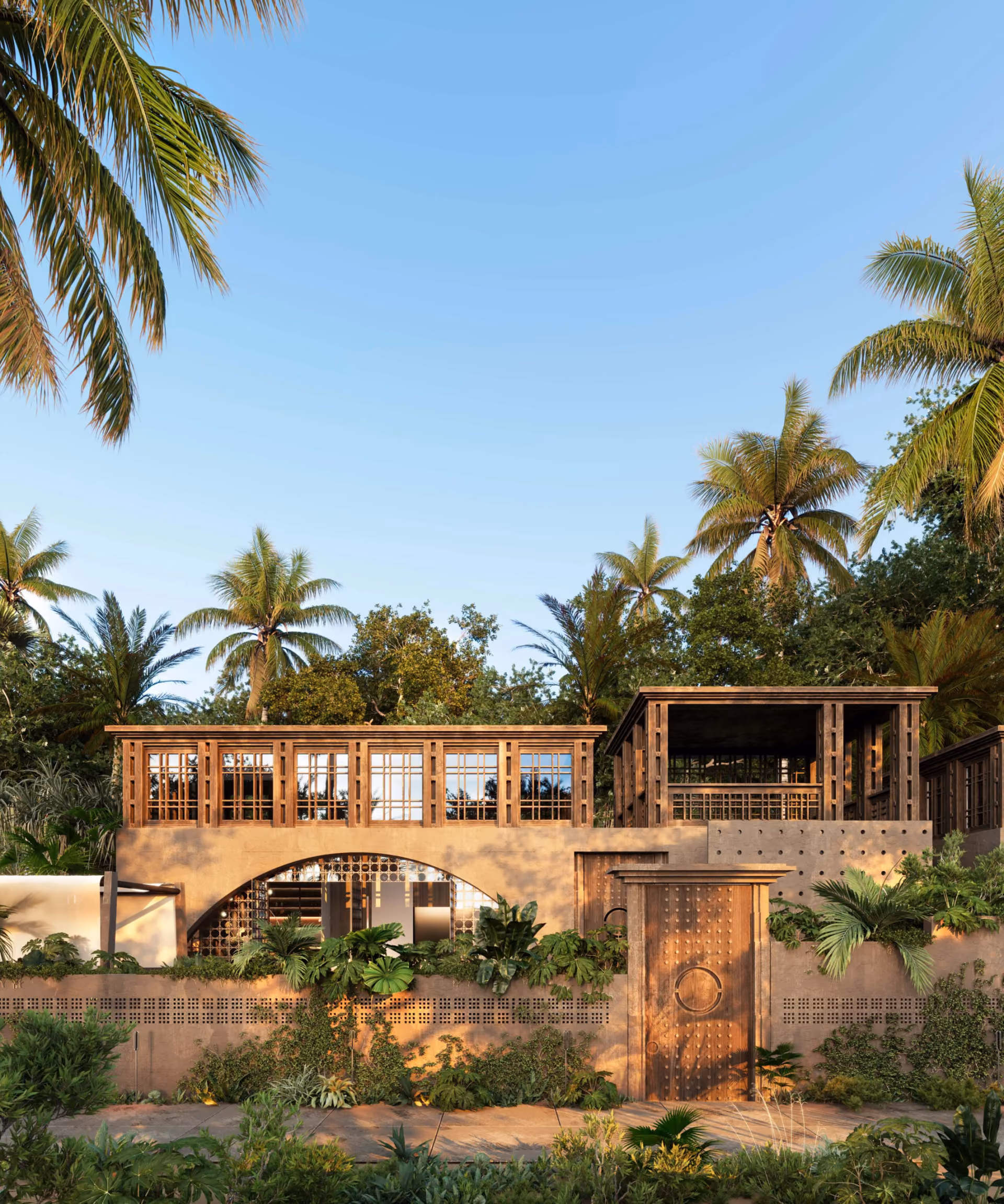 Tropical Villa With Rooftop Oasis In Nyanyi, Tabanan — photo 1