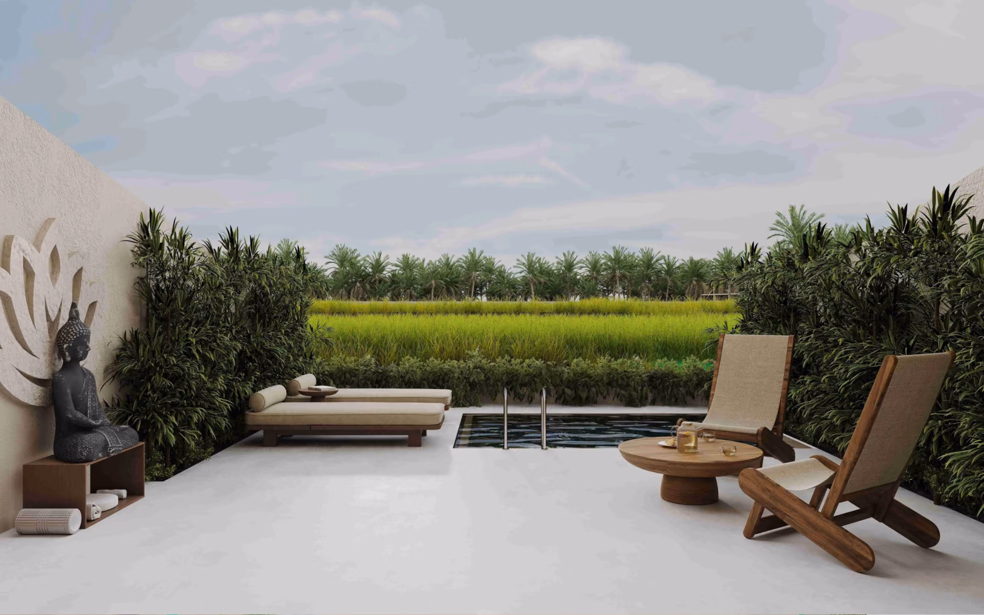 Contemporary Villas With Rice Terrace And Jungle Panorama In Ubud — photo 1