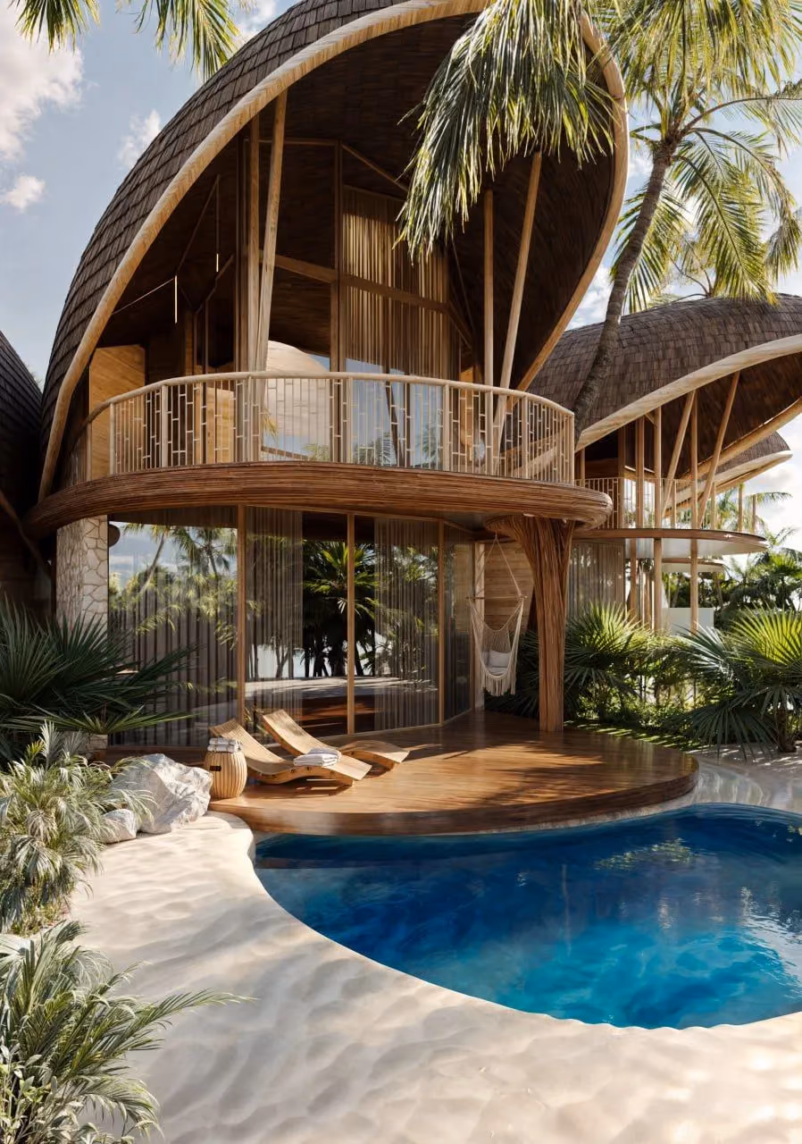 Modern Tropical Residence In Ubud Contemporary Elegance Surrounded By Nature — photo 1