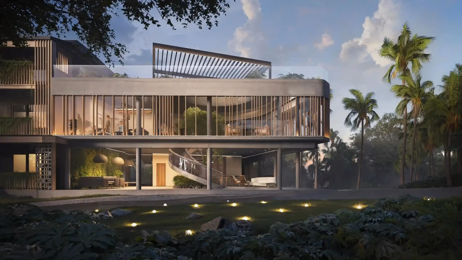 Modern Jungle-View Residence In Tabanan — photo 1