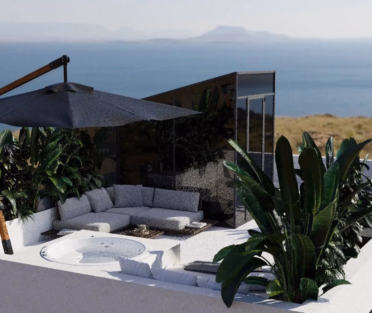 Modern Oceanview Villa With Rooftop Lounge Just Steps From Pandawa Beach — photo 1