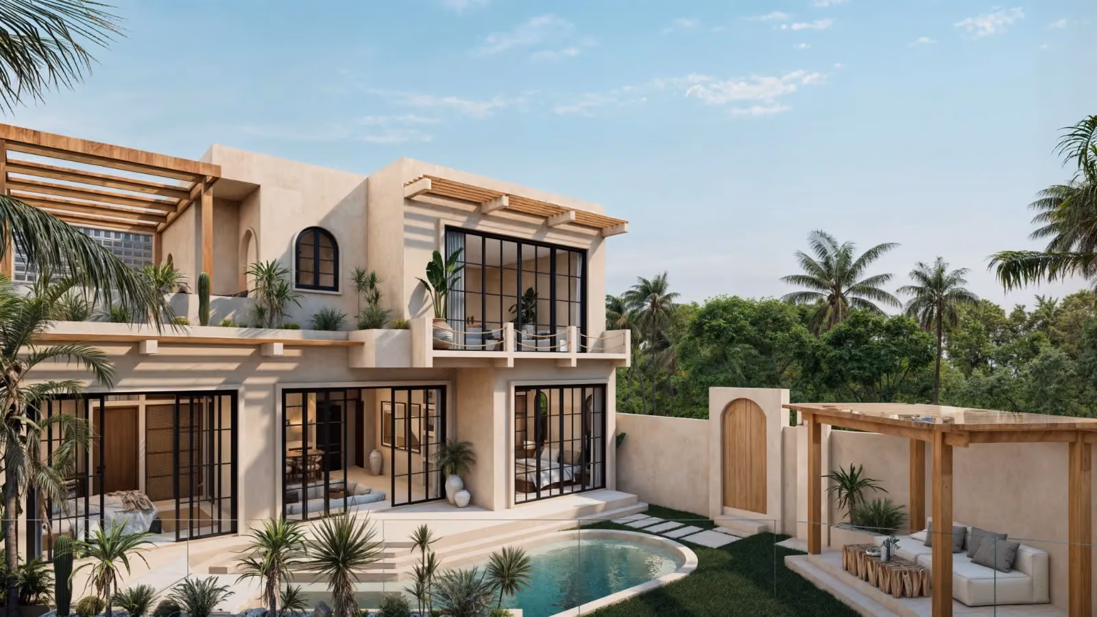 Rooftop Plunge Pool Villa In Balangan With 18% Roi Potential — photo 1