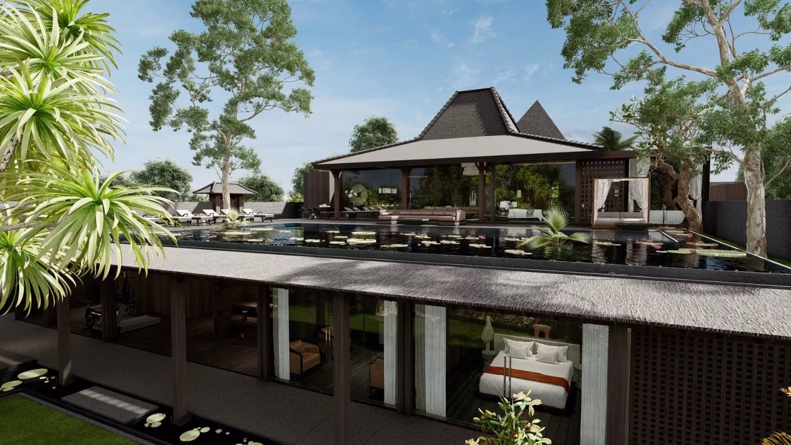 Berawa Private Estate Surrounded By Water Gardens And Riverside Calm — photo 1