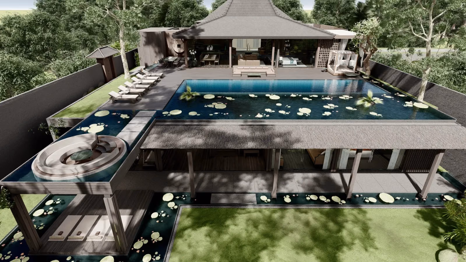 A 75 Year Berawa Riverside Estate With Wellness And Entertainment Spaces — photo 1