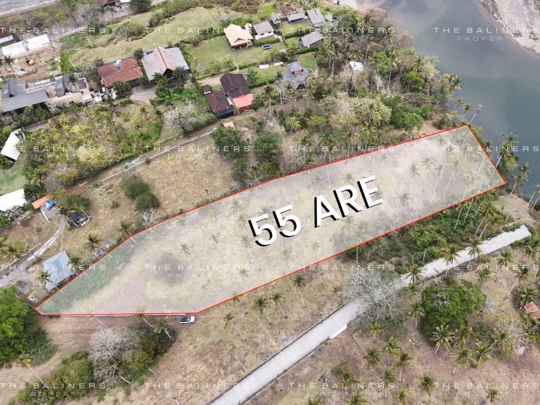 A Large Plot Of Land In Tabanan With Beach And River Frontage — photo 1