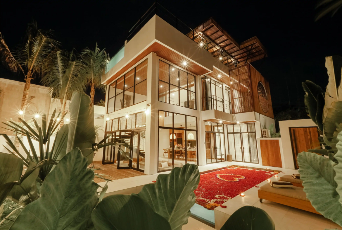 CONTEMPORARY 4-BEDROOM VILLA IN PERERENAN WITH LEASEHOLD OWNERSHIP ...