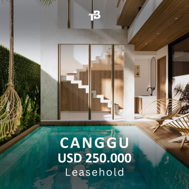 📍BABAKAN, CANGGUMODERN TROPICAL VILLA IN CANGGU WITH INTELLIGENT DESIGNPRICE : USD 250.000 offered on a Leasehold basis until 13/11/2048 with guaranteed extension.Land size : 113 m2Building size : 102 m2Ownership : Leasehold until 13/11/2048Bedrooms : 2Bathrooms : 2Large living room kitchenLaundry roomSpacious terraceSmart home systemSwimming pool : 13.5 m2Private car parkProperty code : TB-3264 on www.thebaliners.com Discover a modern tropical villa in the heart of Canggu, boasting an intelligent design and a unique tropical ambiance. This spacious property sits on 113 m² of land, with a generous building size of 102 m², offering a comfortable and functional living space for its residents.Step into this 25-year LEASEHOLD villa and experience its thoughtful layout, featuring 2 bedrooms and 2 bathrooms. The interior design is complemented by panoramic windows, providing abundant natural light and stunning views of the lush private grounds.Entertain guests or simply unwind in the large living room and kitchen area, designed for both convenience and style. Adjacent to the kitchen is a laundry room, adding to the practicality of daily living.Relaxation awaits outdoors on the spacious terrace, overlooking the meticulously landscaped tropical garden and a private swimming pool of 13.5 m². Whether enjoying a meal in the expansive dining area or lounging by the poolside, tranquility and comfort are effortlessly woven into the villa's atmosphere.This property is equipped with modern amenities, including a smart home system and a private car park, ensuring convenience and security for its residents. Additionally, the residential complex provides wide roads and ample parking for cars and bikes, along with 24/7 security for peace of mind.Indulge in the epitome of tropical living with this modern villa, where every detail is crafted for a harmonious blend of comfort and sophistication.Contact us for more information or to schedule an inspection!Phone / WhatsApp :+62 852 2222 8718info@thebaliners.comwww.thebaliners.com#thebalinersproperty #villabali #propertybali #baliproperty #villaforsalebali #balipropertyforsale #canggubali