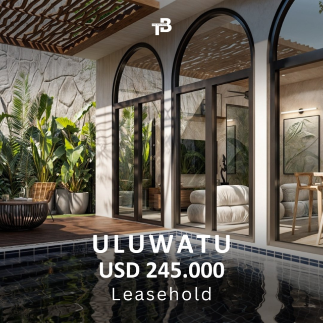 📍ULUWATULUXURY VILLA IN ULUWATU’S PRESTIGIOUS RESIDENTIAL COMMUNITYPRICE : USD 245.000 for 77 years LeaseholdLand size : 200 m2Building size : 85 m2Ownership : Leasehold for 77 yearsBedrooms : 2Bathrooms : 31-FloorFull kitchen (pantry with island bar)Living room : Spacious areaOutdoor patioPrivate pool Fully furnished Smart home integration Property code : TB-3492 on www.thebaliners.com Nestled in the tranquil setting of Uluwatu, this beautifully designed villa is part of an exclusive, guard-gated community that offers privacy and sophistication. Spread across 200 m² of land with a well-planned 85 m² building, this single-story home features two bedrooms and three bathrooms, making it an ideal space for comfortable living.The villa comes fully furnished with smart home technology for seamless living. High 4-meter ceilings enhance the interior's openness, while the spacious living area flows into a fully equippaed kitchen, complete with a pantry and island bar. Step outside to enjoy a private pool and a charming outdoor patio, perfect for relaxing or entertaining.This master-planned community boasts top-tier amenities, including a padel court, a hot dry sauna with an ice-cold plunge, and meticulously landscaped gardens. Wide 4-meter access roads and 24-hour security ensure both convenience and peace of mind.Located near some of Bali’s most stunning destinations, including Nyang Nyang Beach, Padang Padang Beach, Bingin Beach, and luxury resorts such as SIX SENSES and BVLGARI, this villa offers a prime location for enjoying Uluwatu's natural beauty and upscale lifestyle.Options for three- and four-bedroom villas are also available. This property is offered on a LEASEHOLD basis for 77 years.Contact us for more information or to schedule an inspection!Phone / WhatsApp :+62 852 2222 8718info@thebaliners.comwww.thebaliners.com#thebalinersproperty #villabali #propertybali #baliproperty #villaforsalebali #balipropertyforsale #uluwatuproperty #uluwatuvilla #villauluwatu #uluwatubali